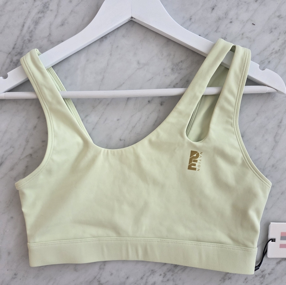 NWT P.E Nation Mint Sports Bra